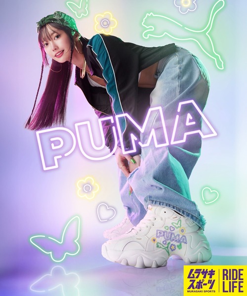 PUMA（プーマ） ハイカットスニーカー 24.5cm ホワイト×ホワイト