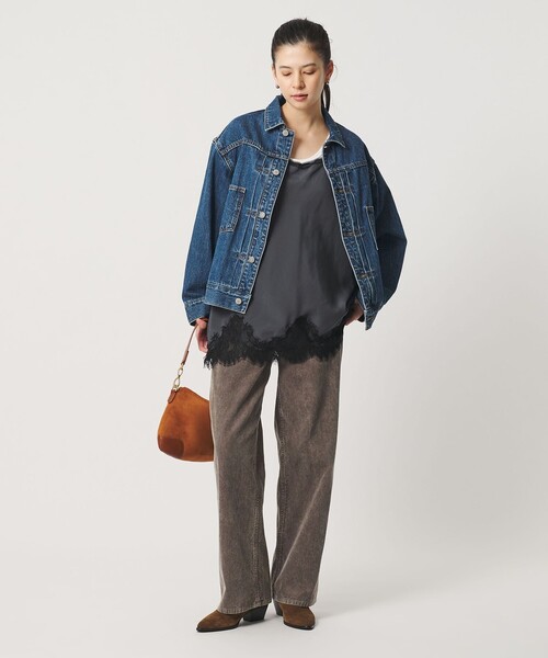 BEAUTY＆YOUTH UNITED ARROWS キャミソール レース サテン