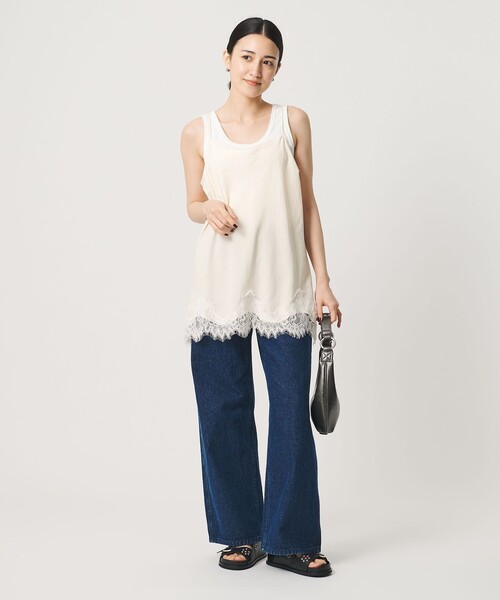 BEAUTY＆YOUTH UNITED ARROWS キャミソール レース サテン