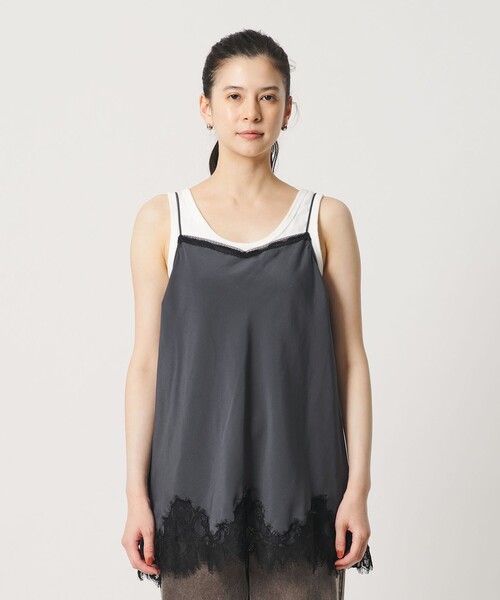 BEAUTY＆YOUTH UNITED ARROWS キャミソール レース サテン