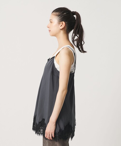 BEAUTY＆YOUTH UNITED ARROWS キャミソール レース サテン