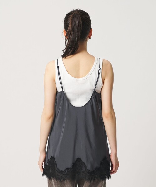 BEAUTY＆YOUTH UNITED ARROWS キャミソール レース サテン