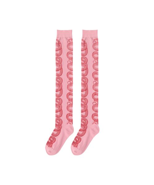HYSTERIC GLAMOUR（ヒステリックグラマー） ニーハイ 靴下 SNAKE LOOP