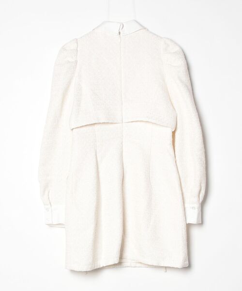 「dazzlin」 長袖ワンピース MEDIUM オフホワイト レディース_画像2