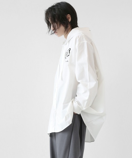 minsobi（ミンソビ） シャツ フードシャツパーカー メンズ レディース 