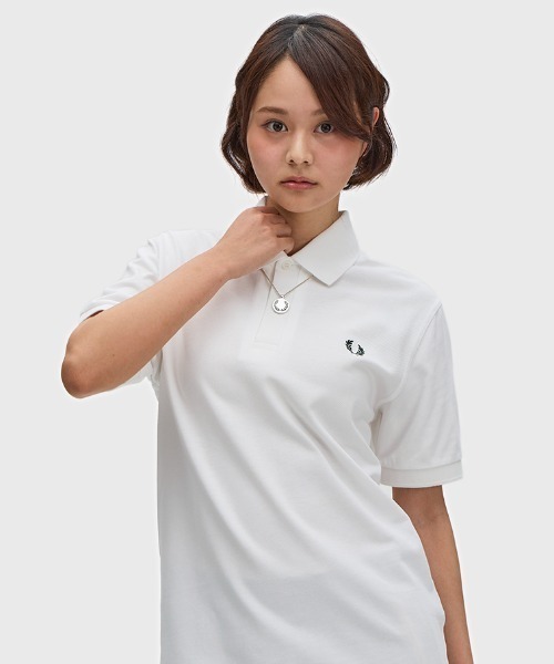 FRED PERRY フレッドペリー ボタンシャツ ポロシャツ M白 ホワイト FRED PERRY（フレッドペリー） ポロシャツ ポロ 新色先行予約受付中
