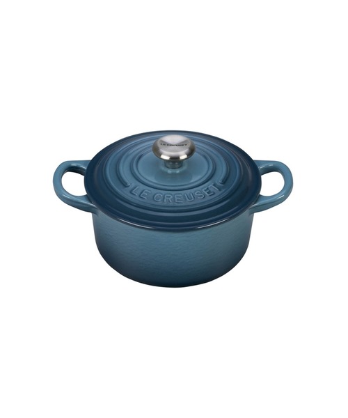 未使用 LE CREUSET　ココット ロンド ブルー　22cm ココット・ロンド 【並行輸入品】ル・クルーゼ ルクルーゼ 両手鍋
