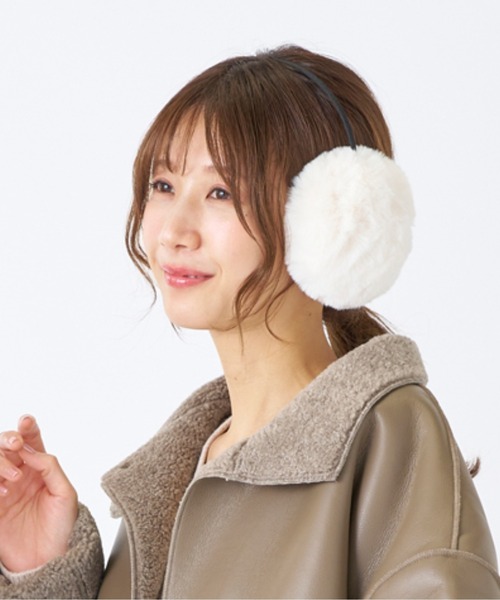 estaa 耳当て イヤーマフ イヤーマフラー ”ふわふわ もこもこ