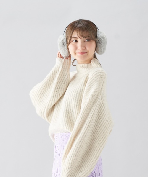 estaa 耳当て イヤーマフ イヤーマフラー ”ふわふわ もこもこ