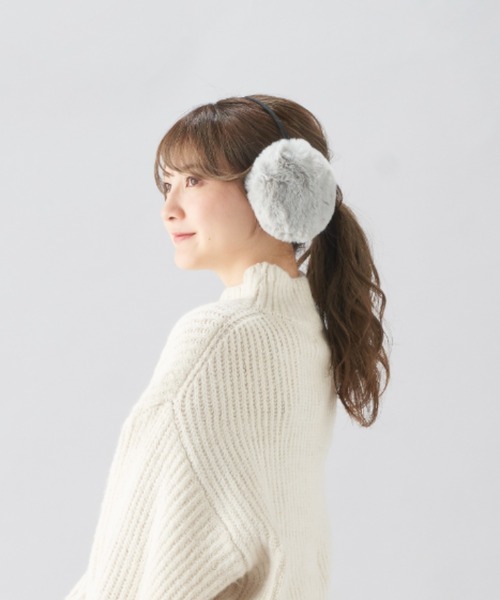 耳あて　イヤーマフ　ブラウン　ふわふわ イヤーマフ 耳あて ふわふわ[品番：TY000008178]｜teddyshop