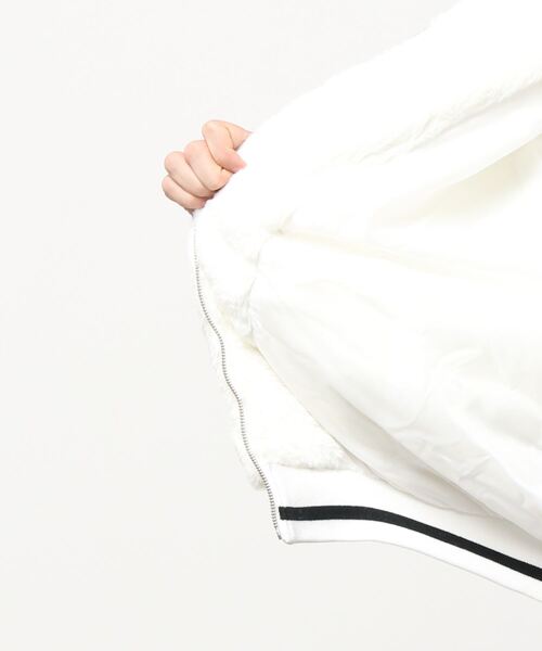 JUGLANS（ユグランス） パーカー 「RINGS」フェイクファーパーカー