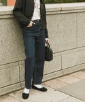 ジーンズ デニム デニムパンツ 5ポケット ハ...の詳細画像2