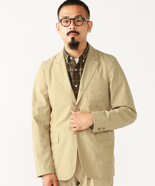 BEAMS PLUS / テーラーライン 3ボタンジャケット BEAMS PLUS / コンフォートクロス トラベル 3ボタン ジャケット