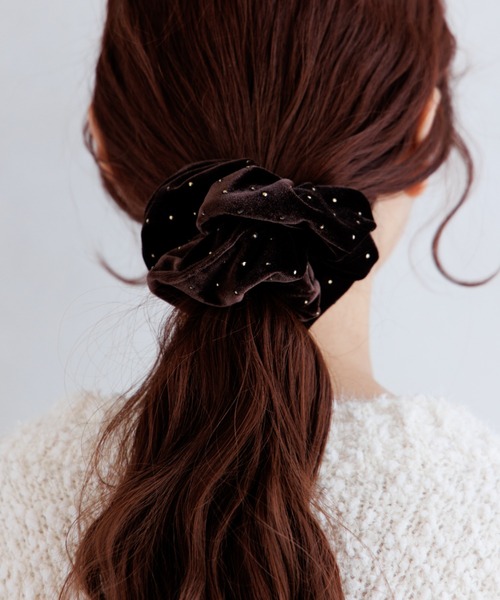 flower シュシュ パウダースタッズシュシュ : ZOZOTOWN Yahoo!店