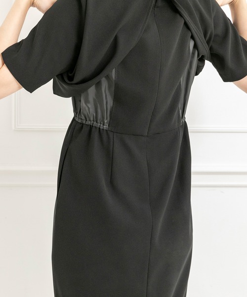 シビラ　ワンピースとジャケットのセットアップ(ブラックフォーマル) form forma セットアップ 「喪服・礼服」スタンドカラー