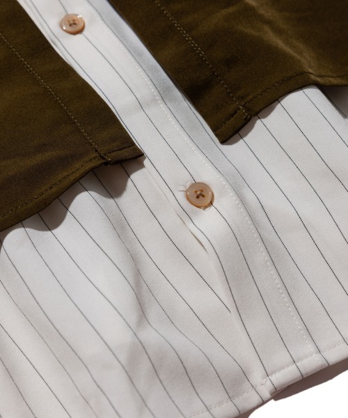 glamb（グラム） シャツ Double Layered SH / ダブルレイヤードシャツ