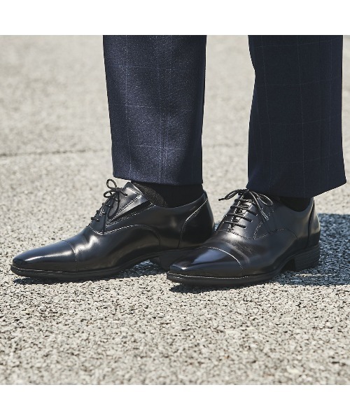 【美品】ビジネスシューズ テクシーリュクス TU-7032 25.5cmブラック texcy luxe ビジネスシューズ luxe「テクシーリュクス」/ビジネス