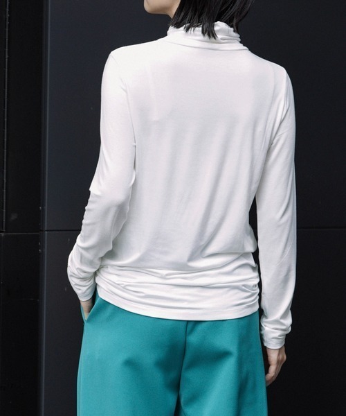 tシャツ Munich（ミューニック）ストレッチレーヨンジャージタートルネックプルオーバー/MNHG284 レディース Munich tシャツ Munich（ミューニック）ストレッチレーヨン