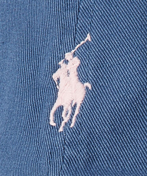 希少RALPH LAUREN ポニーロゴ　ツートーン　キャップ ポロラルフローレン ツートンカラー 6パネルキャップ レザーベルト 90s