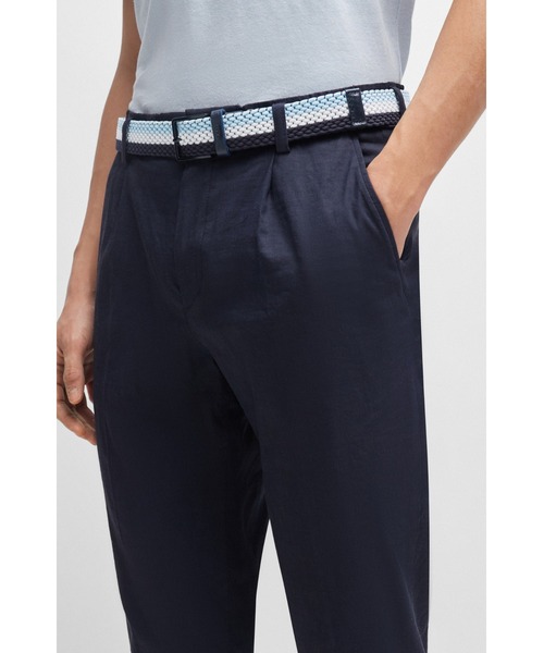 卸売 BOSS（HUGO BOSS） コントラストカラーディテール ベルト 小物