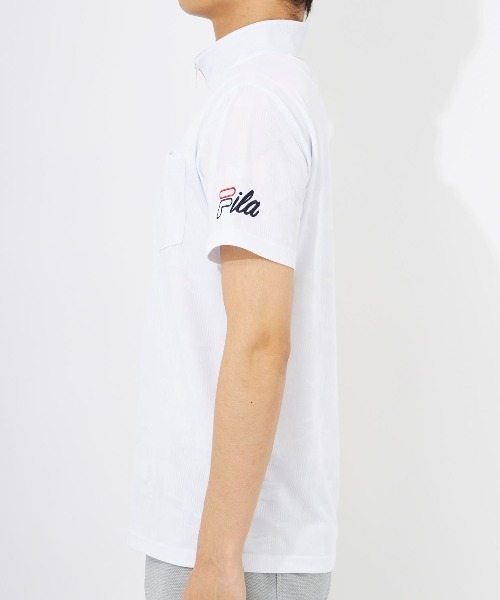 FILA GOLF シャツ 「FILA GOLF:フィラゴルフ」ハーフジップ半袖