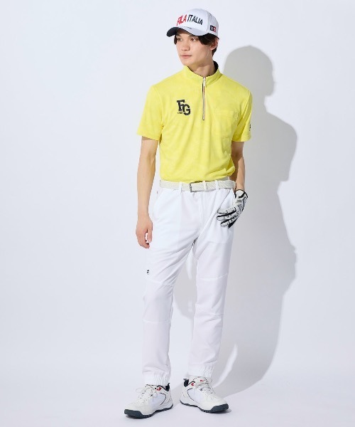 FILA GOLF シャツ 「FILA GOLF:フィラゴルフ」ハーフジップ半袖