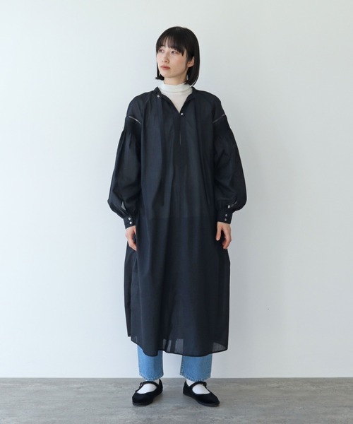 tシャツ ペダルム楊柳 ハイネック　ロングスリーブ　Tシャツ レディース yuni tシャツ ペダルム楊柳 ハイネック ロングスリーブ Tシャツ