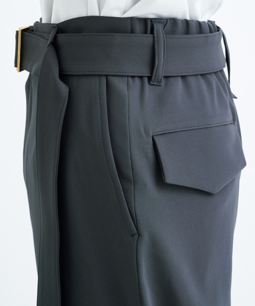 CULLNI（クルニ） スラックス STUDIOUS別注 BELTED TAPERD PANTS