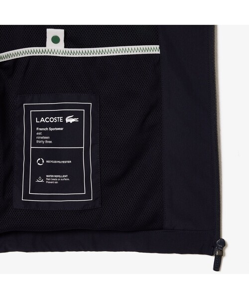 シ*ー様 【未使用】LACOSTE フルジップ ウィンドブレーカー パーカー ( LACOSTE パーカー BOYSミニマルジップアップパーカ キッズ 子供