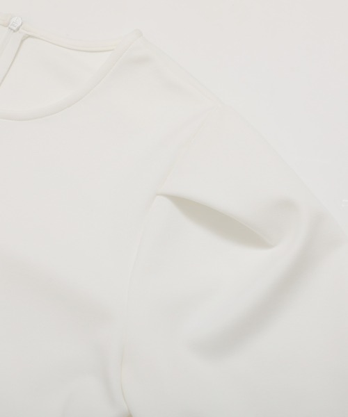 tシャツ 「ZOZO限定カラー」チュール切り替えペプラムカットソーロングスリーブ レディース ZOZO限定カラー】チュール切り替えペプラムカットソーロング