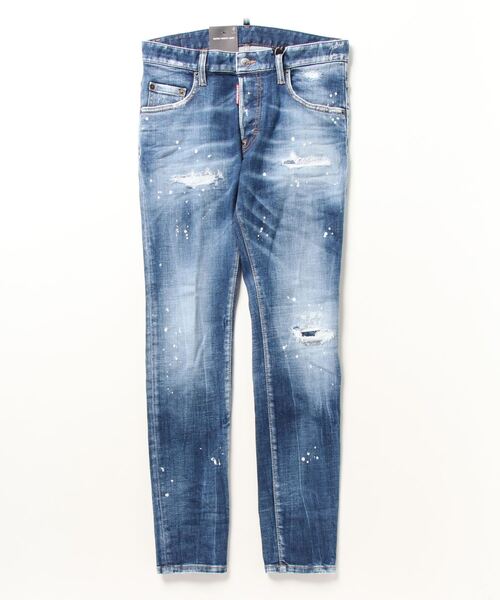 DSQUARED2 ジーンズ SUPER TWINKY JEAN /MEDIUM BASIC RIPPED WASH  