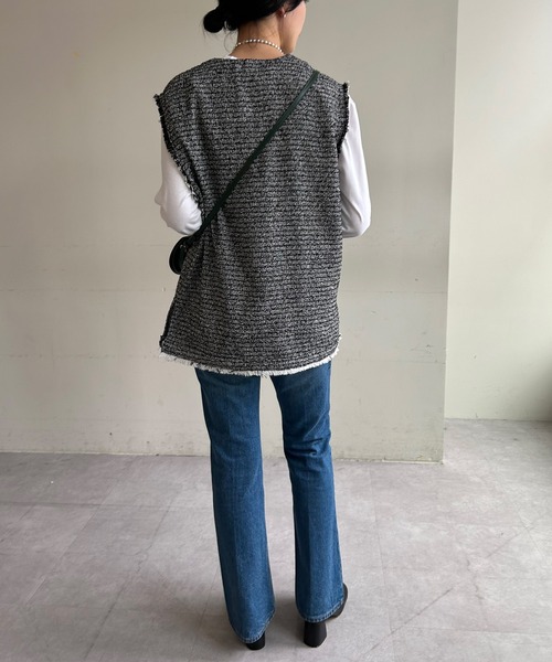 SHENERY ジーンズ デニム デニムパンツ センタープレスデニム