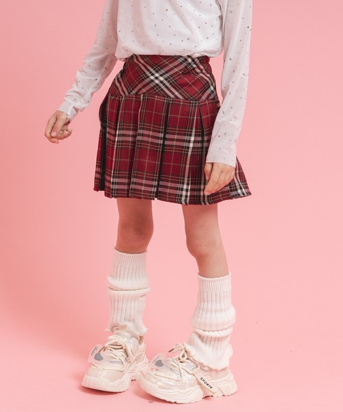 URBAN CHERRY（アーバンチェリー） スカート グレンチェック柄プリーツ