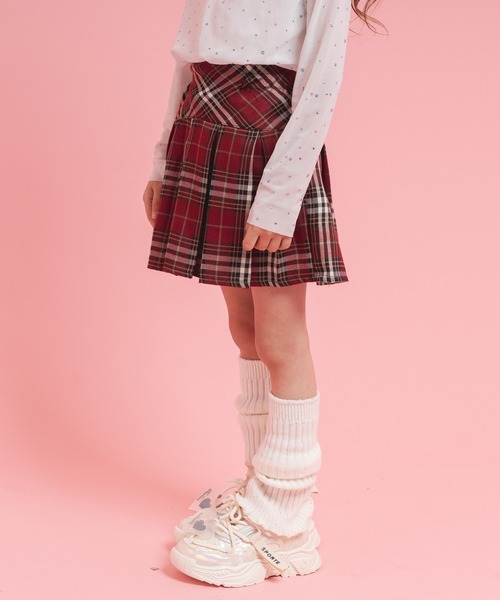 URBAN CHERRY（アーバンチェリー） スカート グレンチェック柄プリーツ