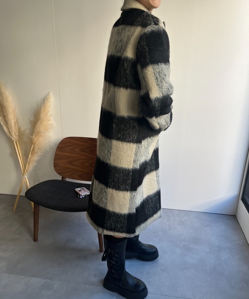 LACーVERT コート チェスターコート ウールシャギーチェスターコート