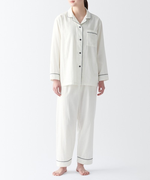 無印良品（MUJI） パジャマ ルームウェア 婦人 脇に縫い目のない 二重