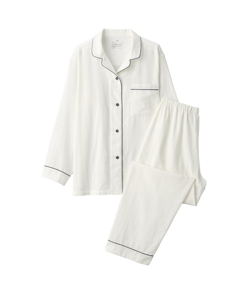 無印良品　レディースパジャマ　4点セット 無印良品（MUJI） パジャマ ルームウェア 婦人 脇に縫い目のない 二重