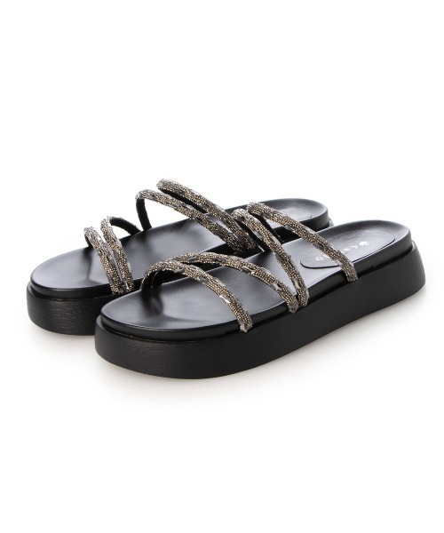 カリーノ（carino）/厚底ビジューサンダル carino（カリーノ） サンダル 厚底ビジューサンダル レディース