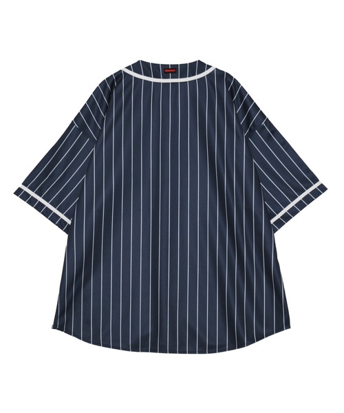 FUBU（フブ） シャツ ブランド ロゴ ワッペン 刺繍 ライン ストライプ