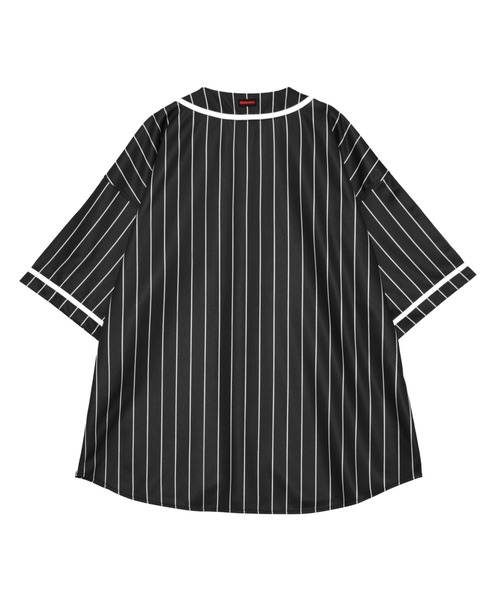 FUBU（フブ） シャツ 半袖 ブランド ロゴ ワッペン 刺繍 ライン