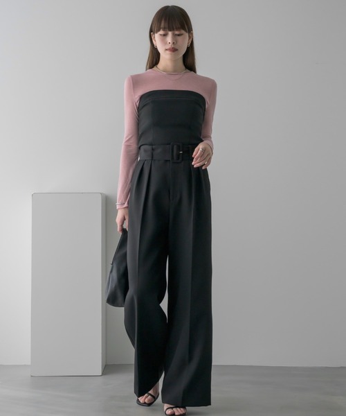 NEUNA（ヌナ） チューブトップ ベアトップ 2WAYキャミビスチェトップス