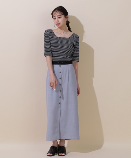 JILL by STUART tシャツ JILL byベーシック ラインゴムT