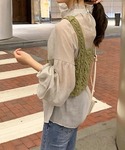 キャミソール タンクトップ スクエアネック ビスチェの詳細画像2