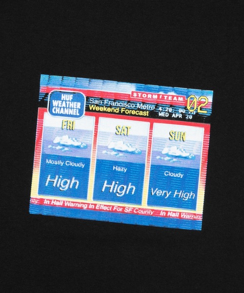 ◆HUF◆ハフ FORECAST Tシャツ HUF tシャツ FORECAST TEE / ハフ Tシャツ メンズ レディース