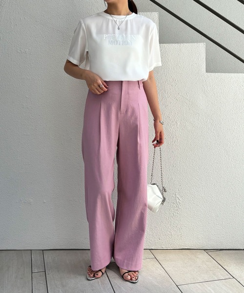 100％本物保証！ COLLAGE GALLARDAGALANTE tシャツ 前後2WAYストレッチジョー レディースウェア