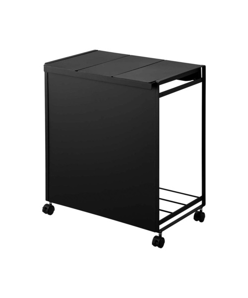 tower ゴミ箱 ダストボックス タワー蓋付き目隠し分別ダストワゴン3