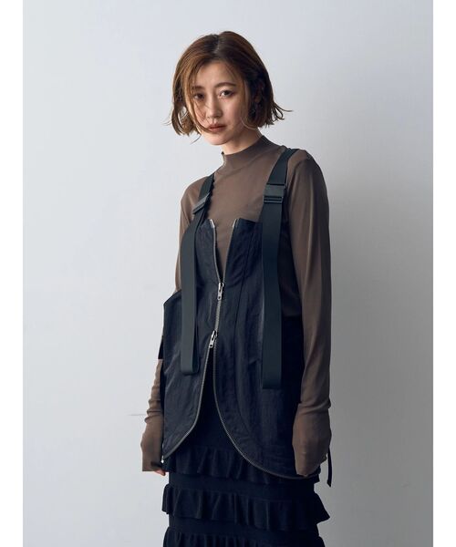 ベスト ジレ 2wayバッグチェンジジレ レディース