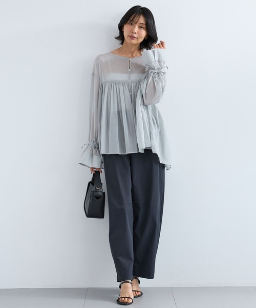 【✨極美品✨】BARNYARDSTORM◎コクーンシルエットパンツ ストレッチ ✨極美品✨】BARNYARDSTORM◎コクーンシルエットパンツ