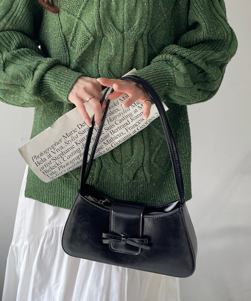 【Minga London】Buckled Up バックル リボン ショルダーバッグ Minga London(ミンガロンドン) バッグ・カバン(レディース