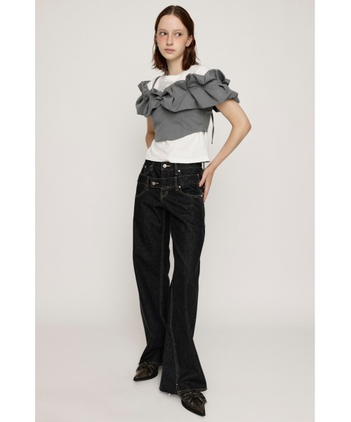 キャミソール BALLON SLEEVE CAMI BUSTIER バルーン スリーブ キャミ ビスチェ SLY キャミソール BALLON SLEEVE CAMI BUSTIER バルーン
